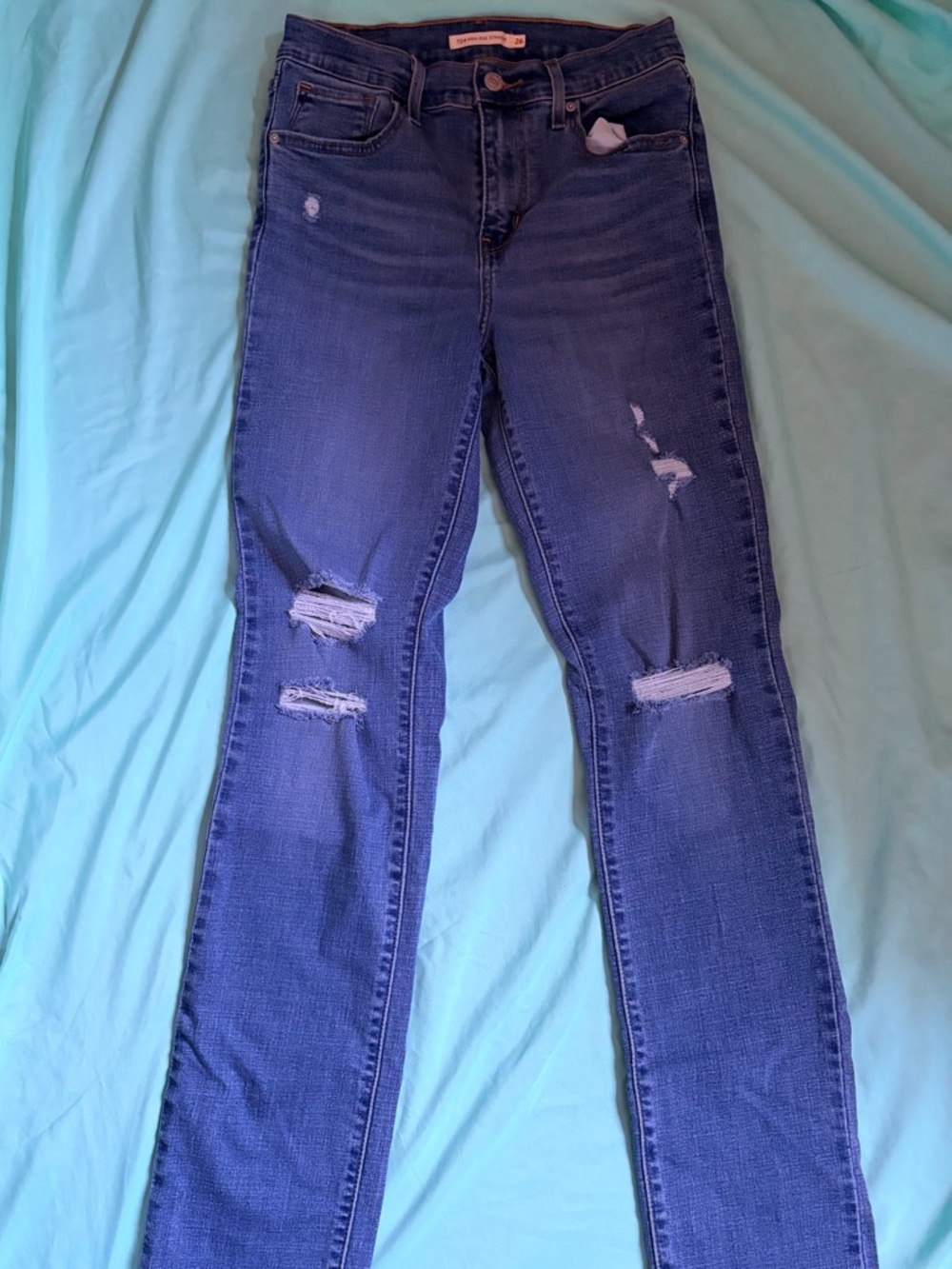 Women’s Levi’s high rise straight jeans